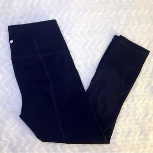 Lululemon Wunder Leggings 23” True Navy Blue